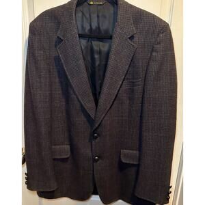 All Pure Wool Kings Ridge Custom Fabric Denny’s Inc. Borger, TX, Vintage Blazer